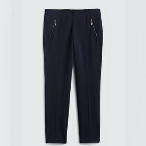 Liverpool Tevin Straight Leg Zipper Detail Pant
20W | Navy